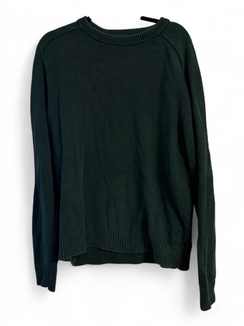 J.Crew Heritage 100% Cotton Crewneck Hunter Green - Picture 4 of 7